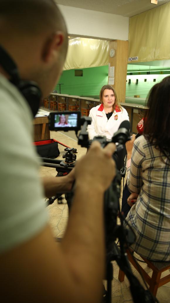 Csonka Zsófia olimpiai hatodik helyezett sportlövő