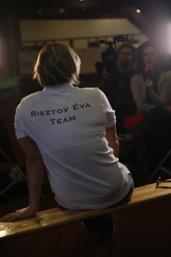 Risztov Éva olimpiai bajnok úszó